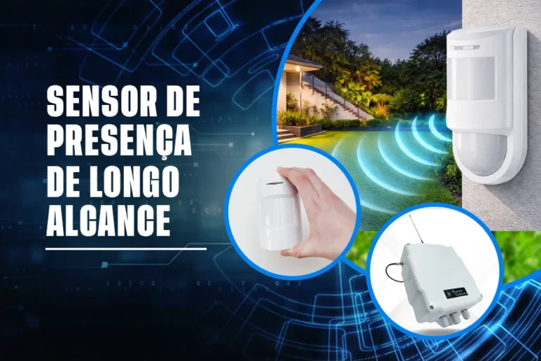 sensor de movimento sem fio de longo alcance
